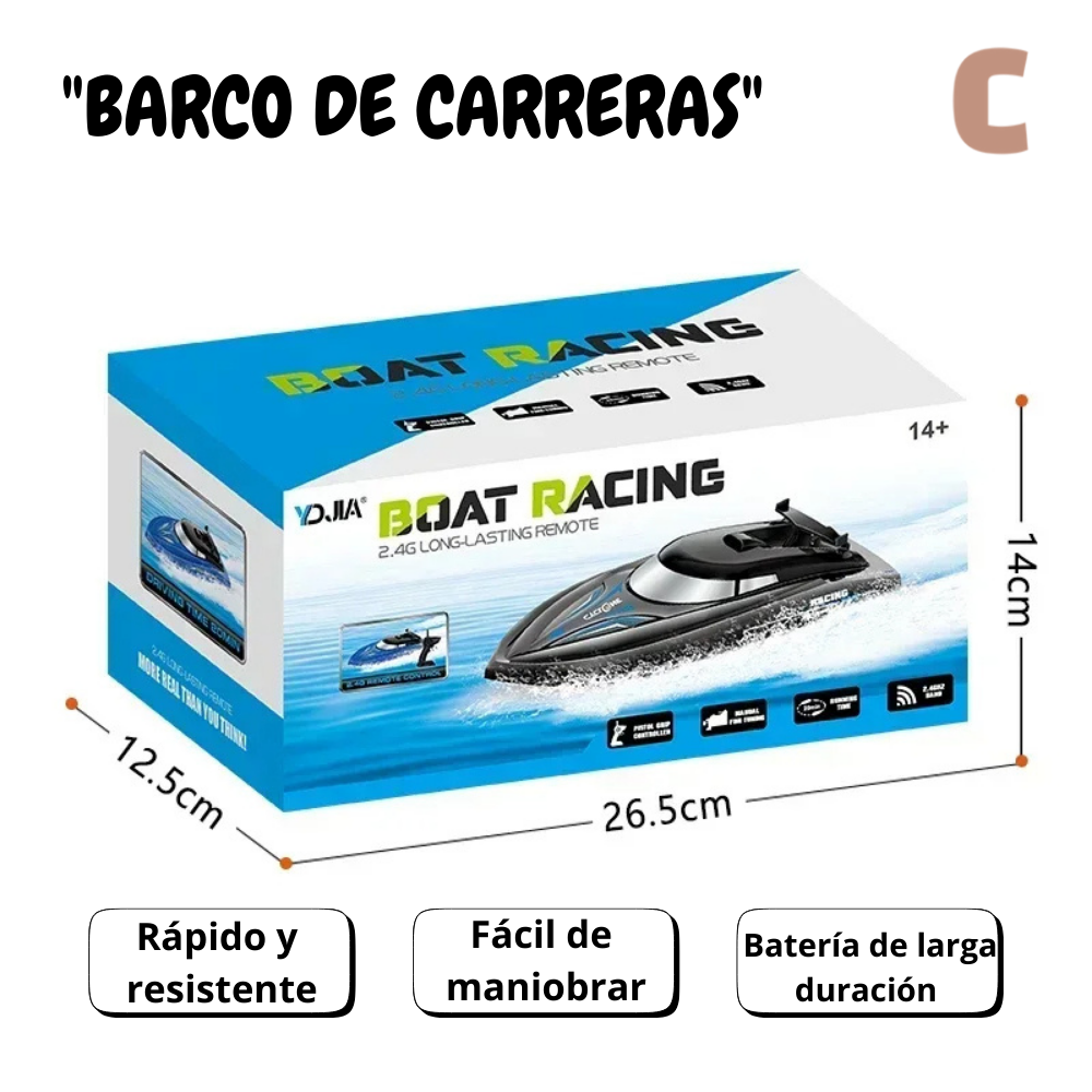 Bote Azul Turbo Radiocontrol