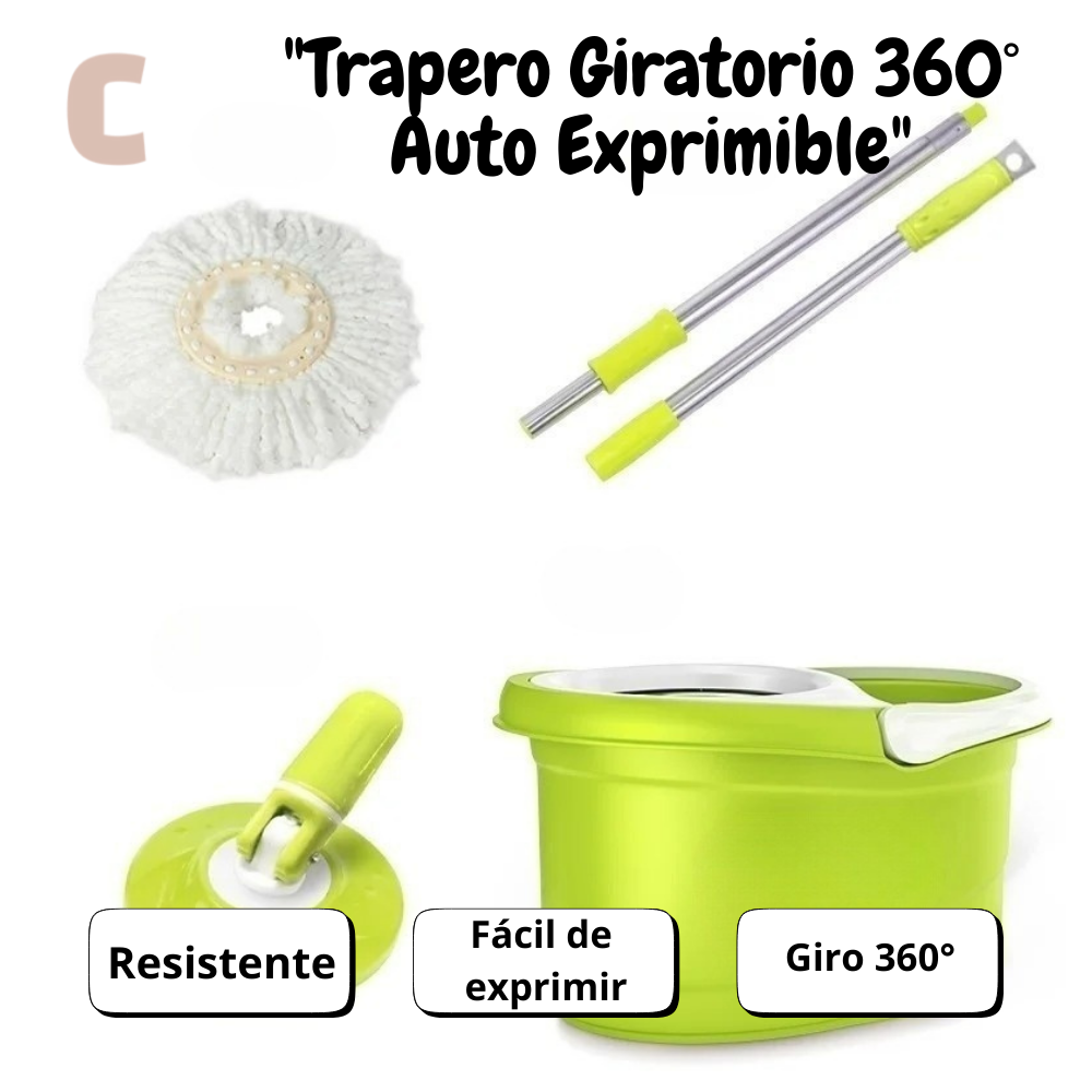 Trapero giratorio 360