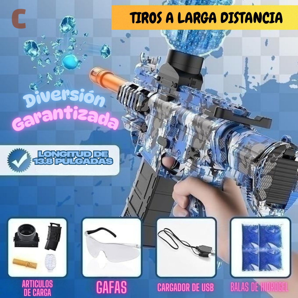 PISTOLA DE  HIDROGEL  ELECTRICA JUEGO